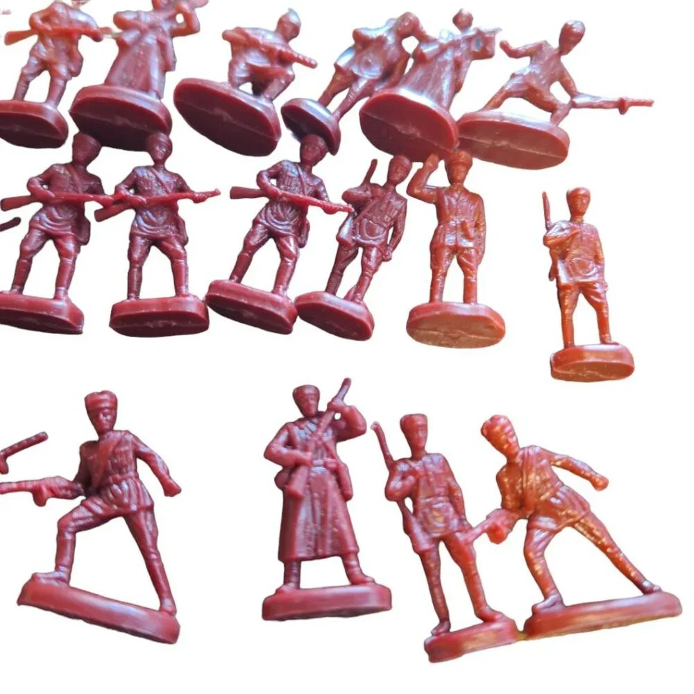 Tank Game Replacement Men Soldiers Red Pieces Parts 1975 War Strategy‎ Small
